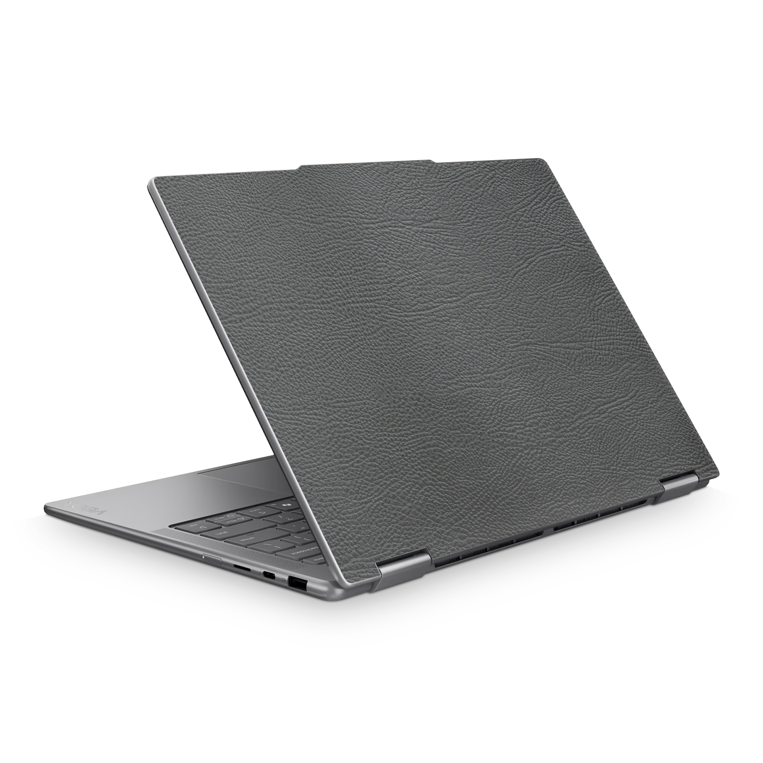 Lenovo Yoga 7 14 25 Essentials Black Leather Skin Wrap Cover