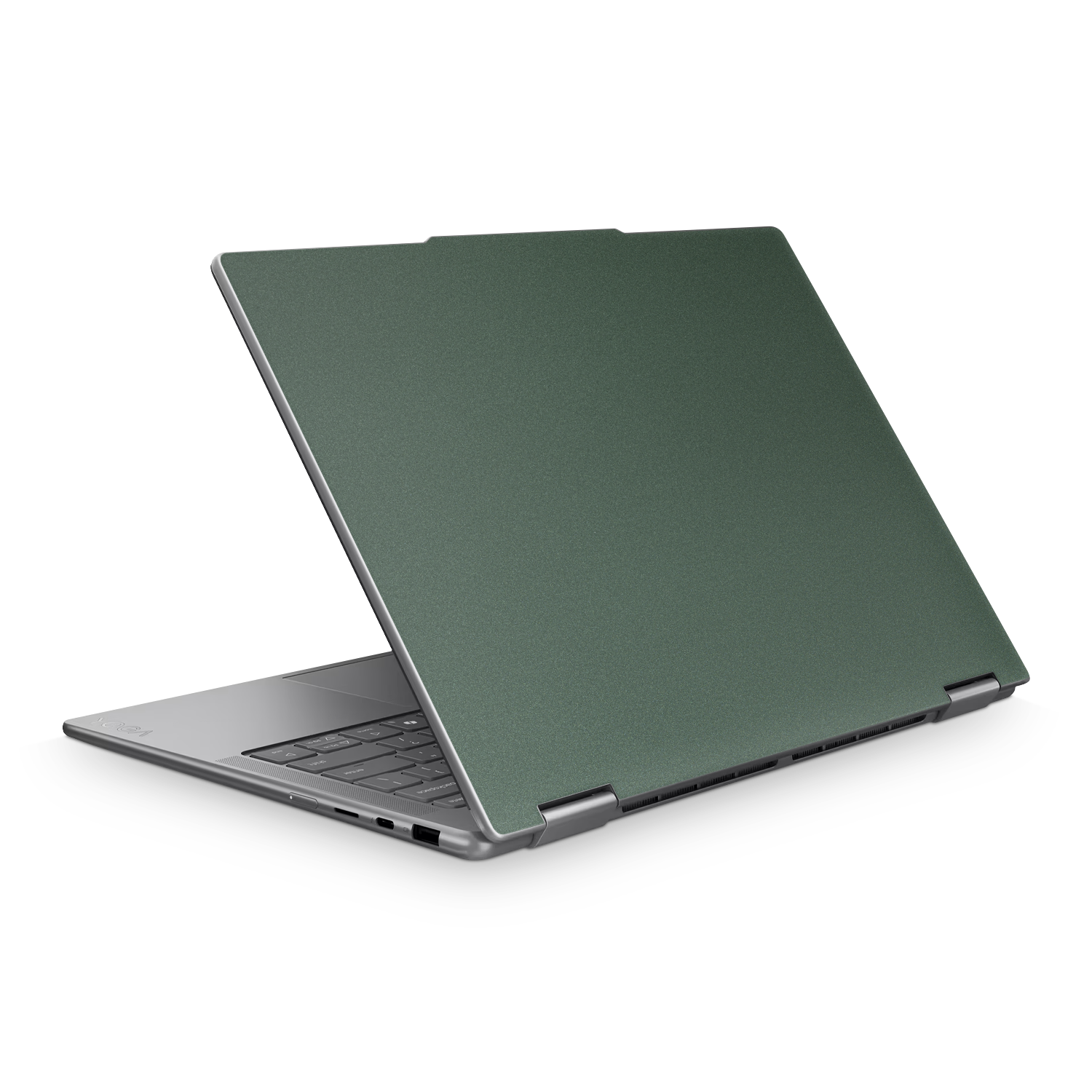 Lenovo Yoga 7 14" 2025 Essentials Matte Green Metallic Skin Wrap Cover