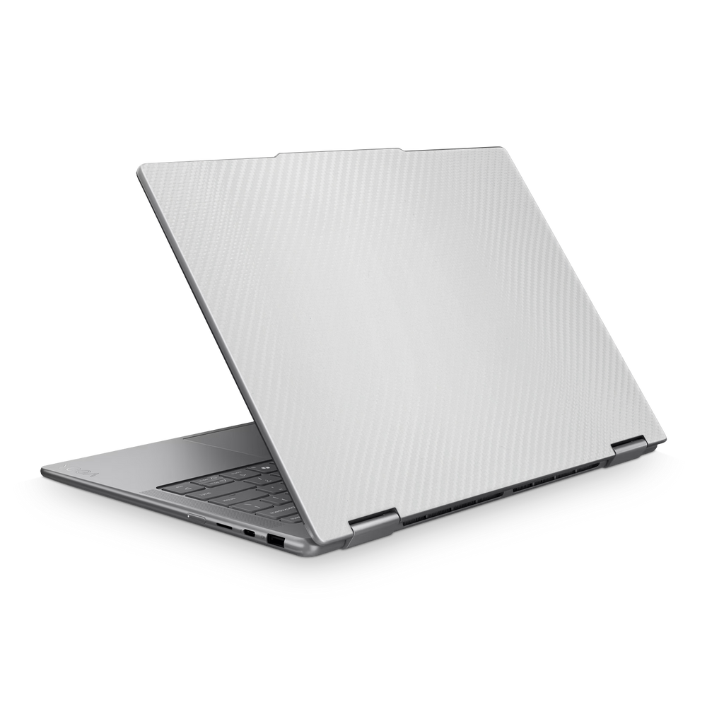 Lenovo Yoga 7 14 25 Essentials White Carbon Fiber Skin Wrap Cover