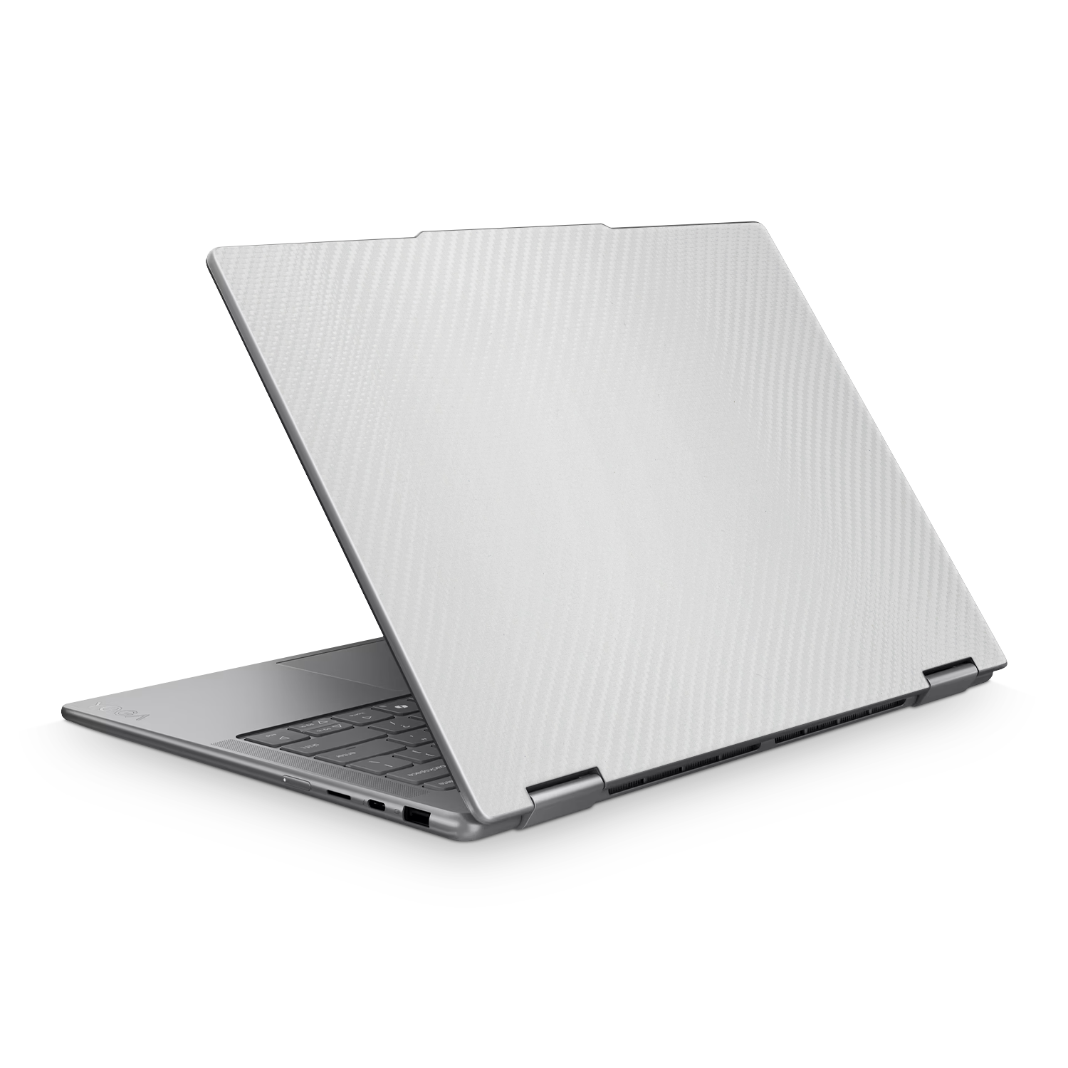 Lenovo Yoga 7 14 25 Essentials White Carbon Fiber Skin Wrap Cover
