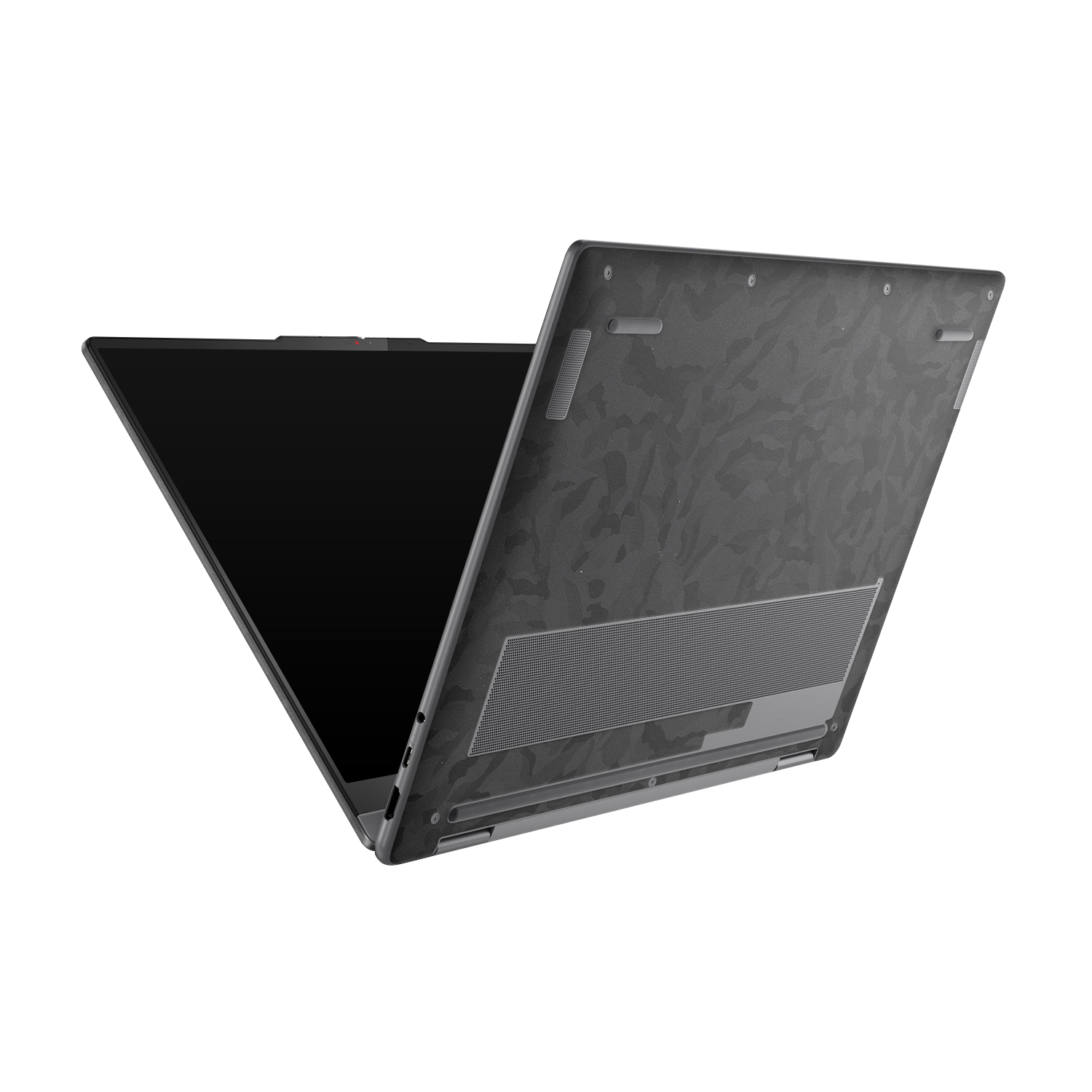 Lenovo Yoga 7 14 25 Professional Bottom Black Camo Skin Wrap Cover