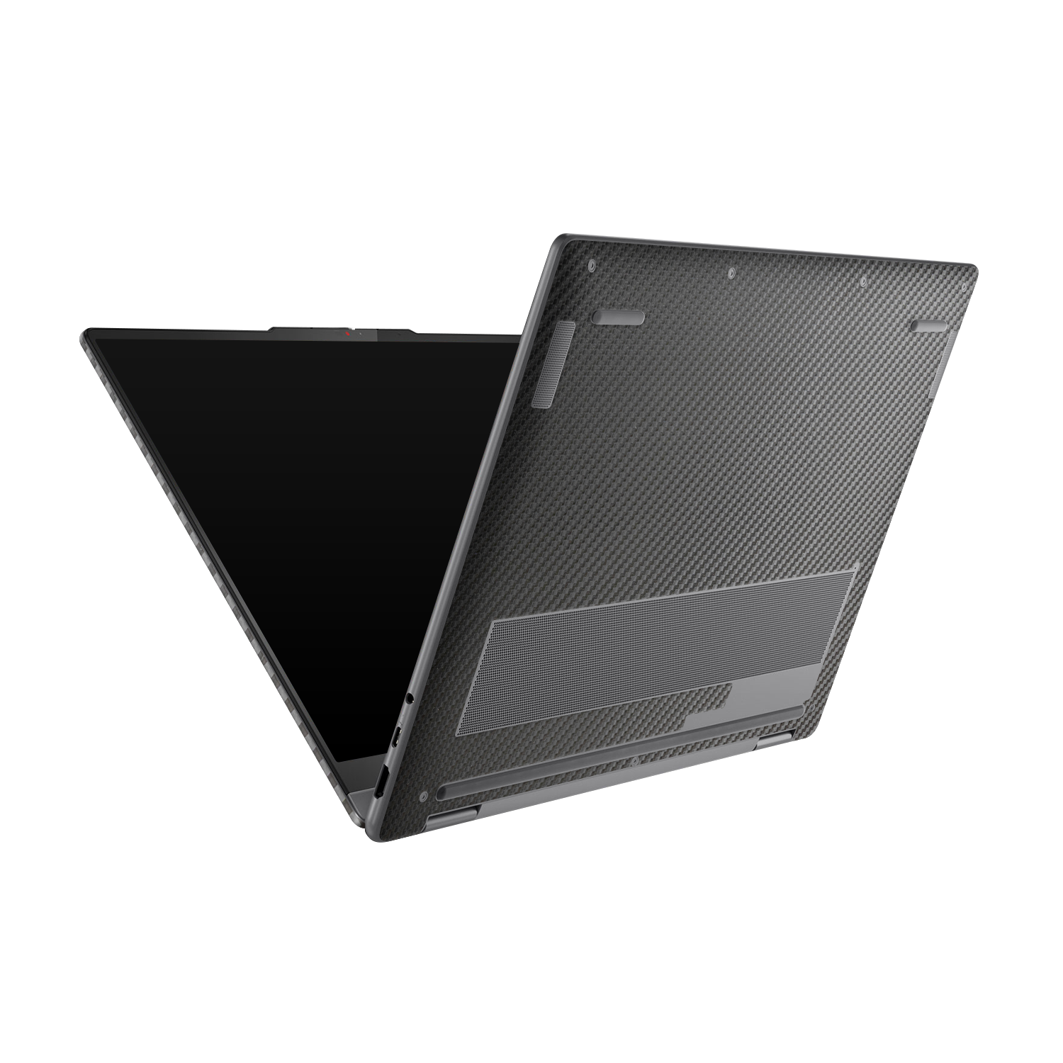 Lenovo Yoga 7 14 25 Professional Bottom Black Carbon Fiber Skin Wrap Cover