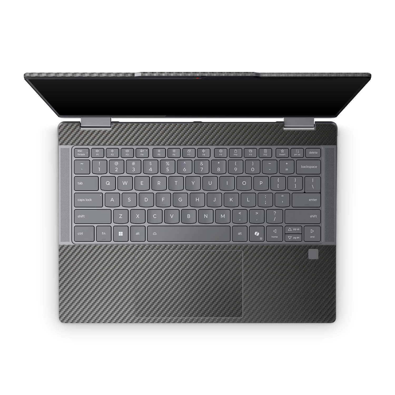 Lenovo Yoga 7 14 25 Professional Interior Black Carbon Fiber Skin Wrap Cover