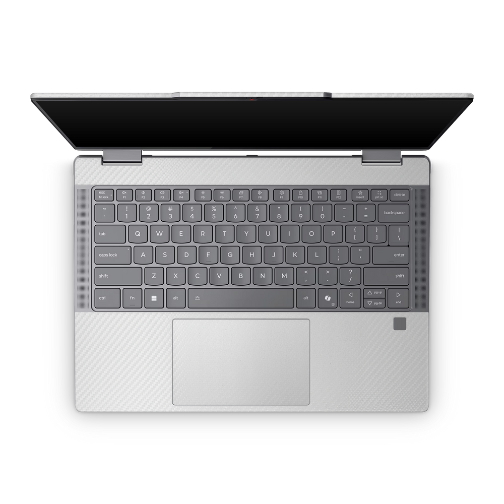 Lenovo Yoga 7 14 25 Professional Interior White Carbon Fiber Skin Wrap Cover