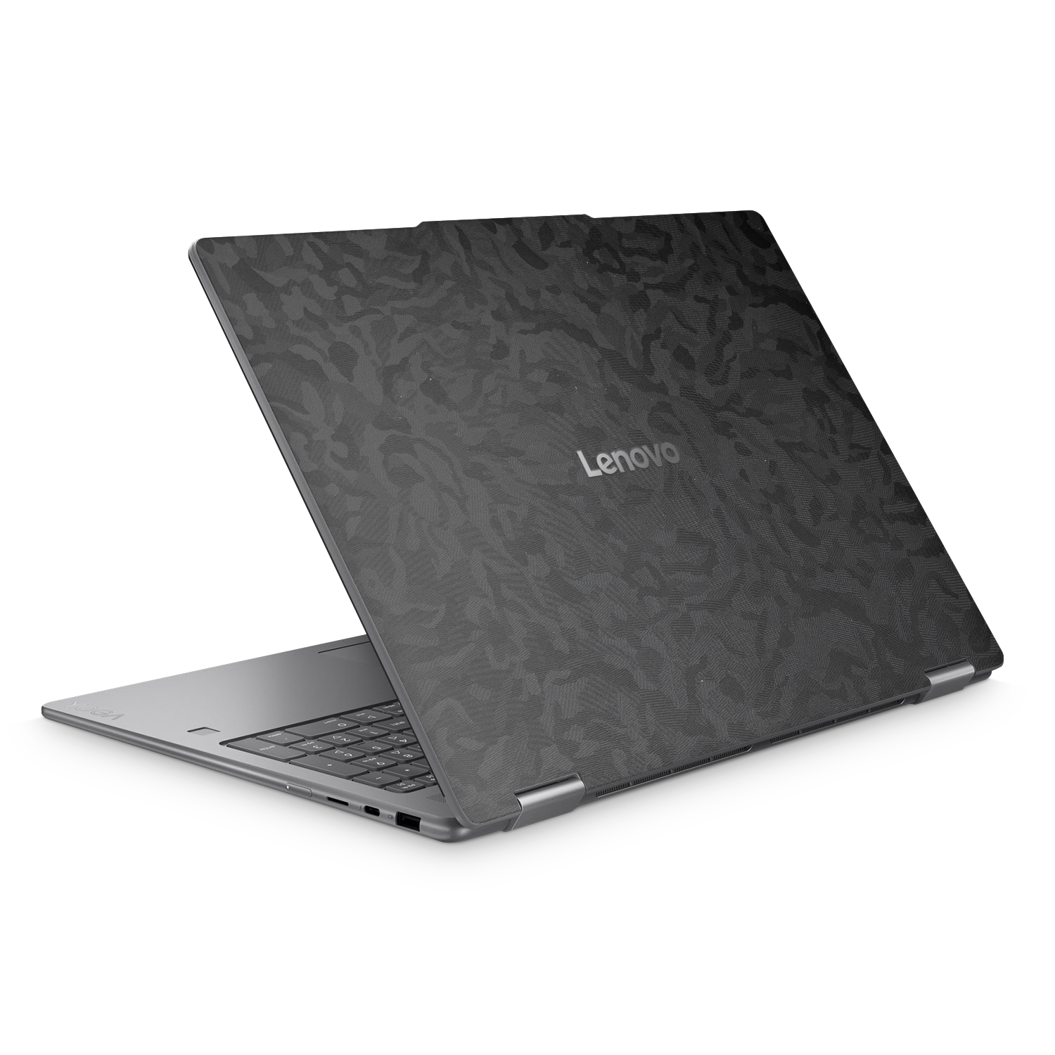 Lenovo Yoga 7 16 25 Essentials Black Camo Skin Wrap Cover
