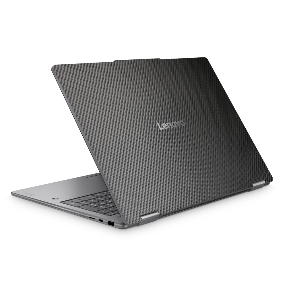 Lenovo Yoga 7 16 25 Essentials Black Carbon Fiber Skin Wrap Cover