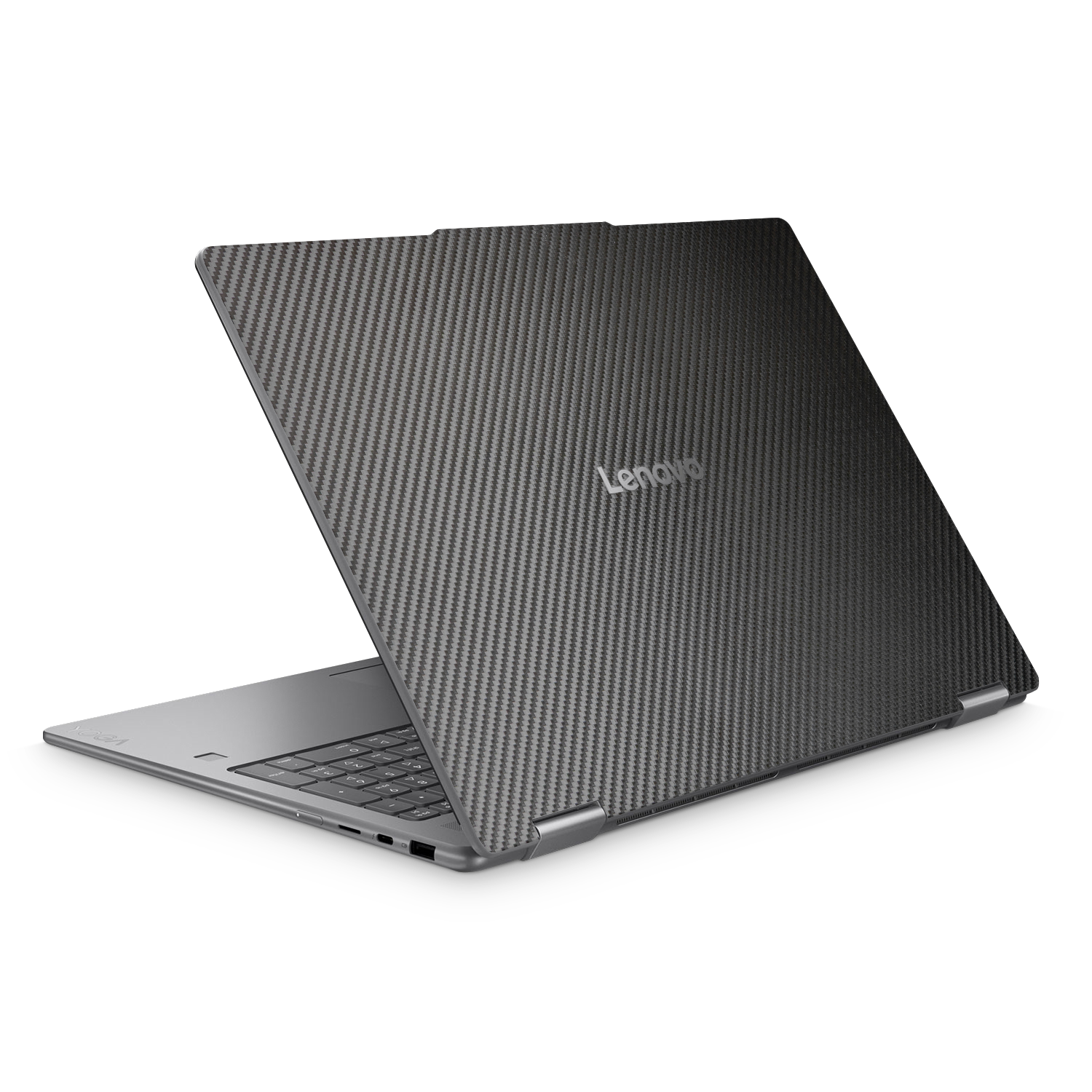 Lenovo Yoga 7 16 25 Essentials Black Carbon Fiber Skin Wrap Cover