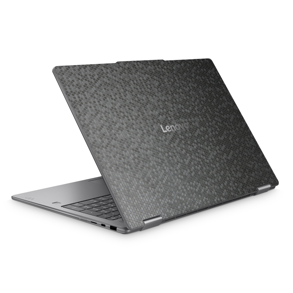 Lenovo Yoga 7 16 25 Essentials Black Honeycomb Skin Wrap Cover