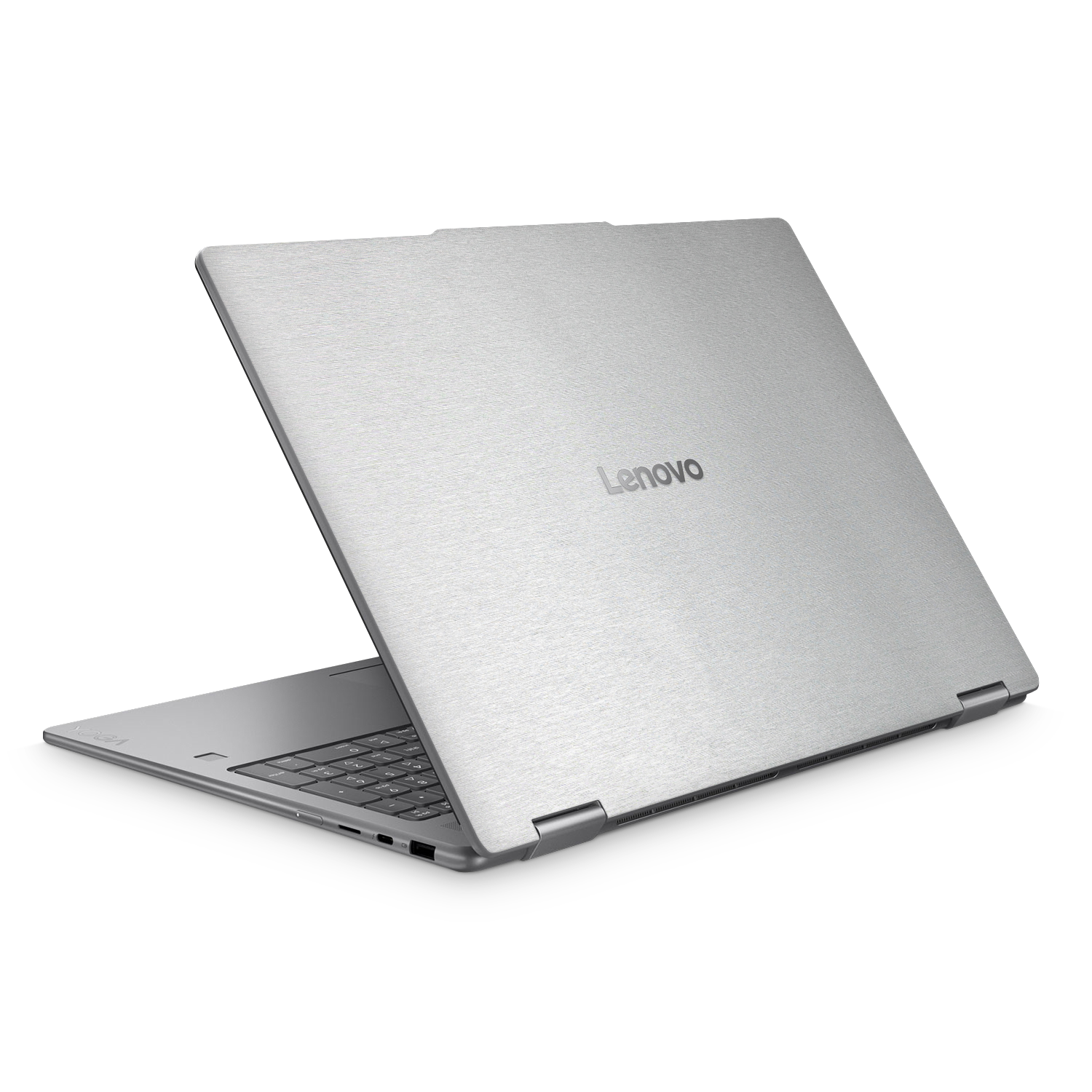 Lenovo Yoga 7 16 25 Essentials Brushed Aluminum Skin Wrap Cover