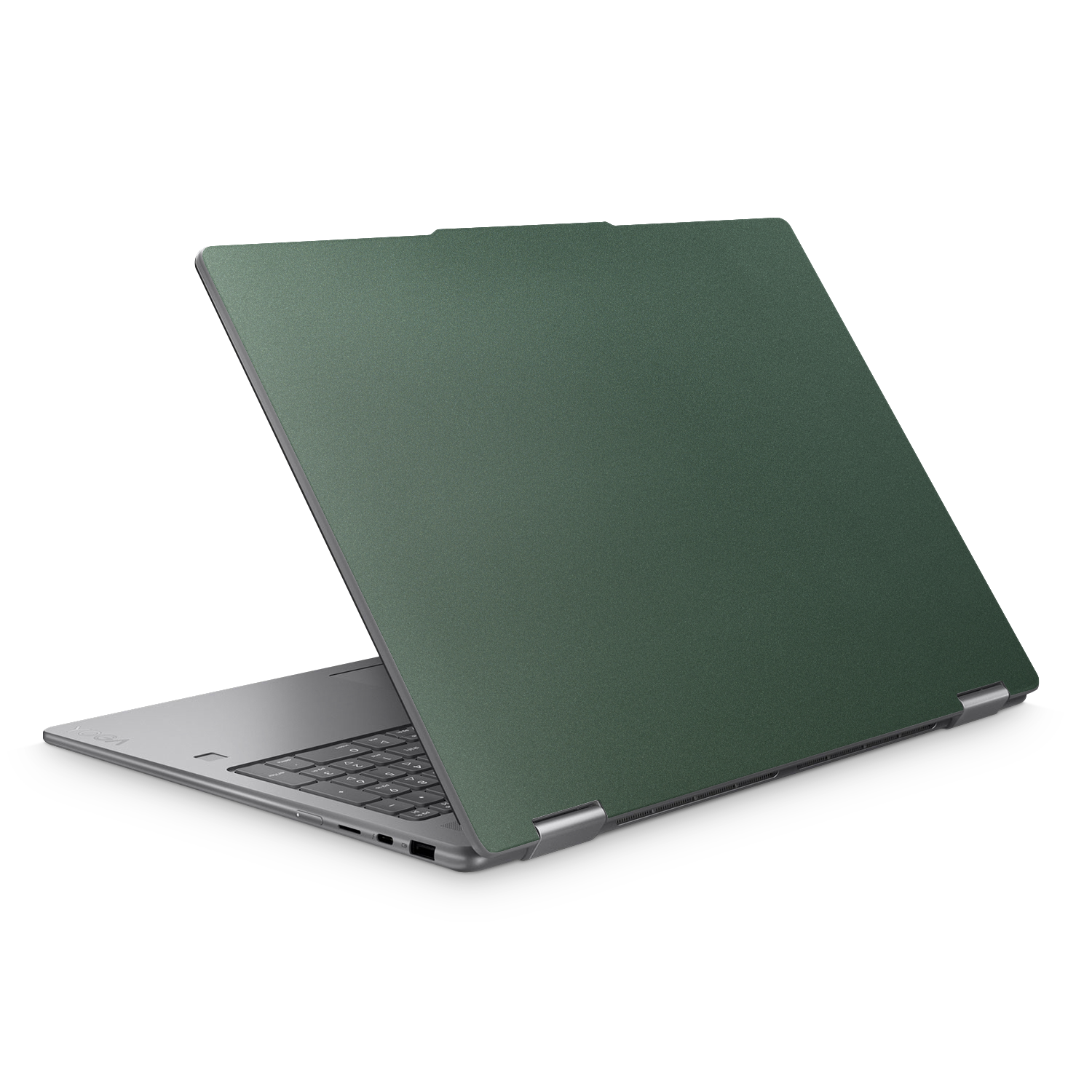 Lenovo Yoga 7 16" 2025 Essentials Matte Green Metallic Skin Wrap Cover