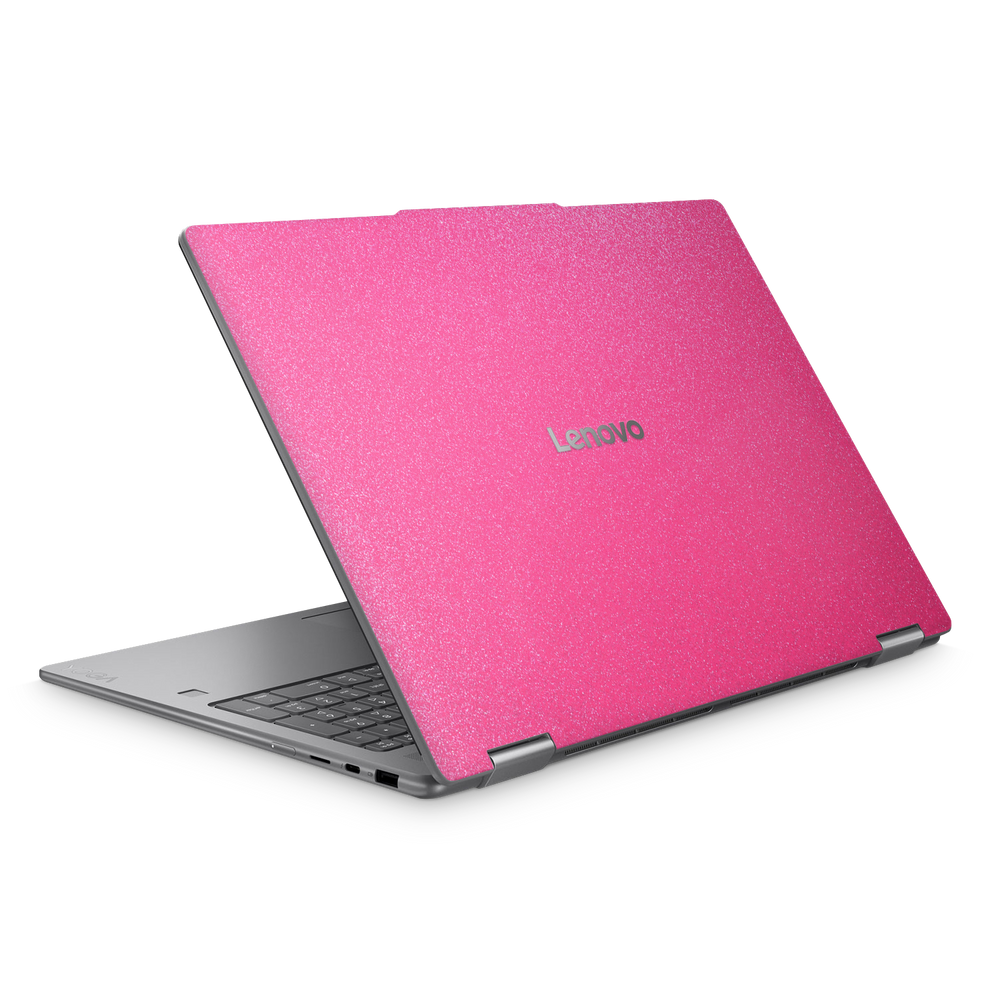 Lenovo Yoga 7 16 25 Essentials Pink Glitterbomb Skin Wrap Cover