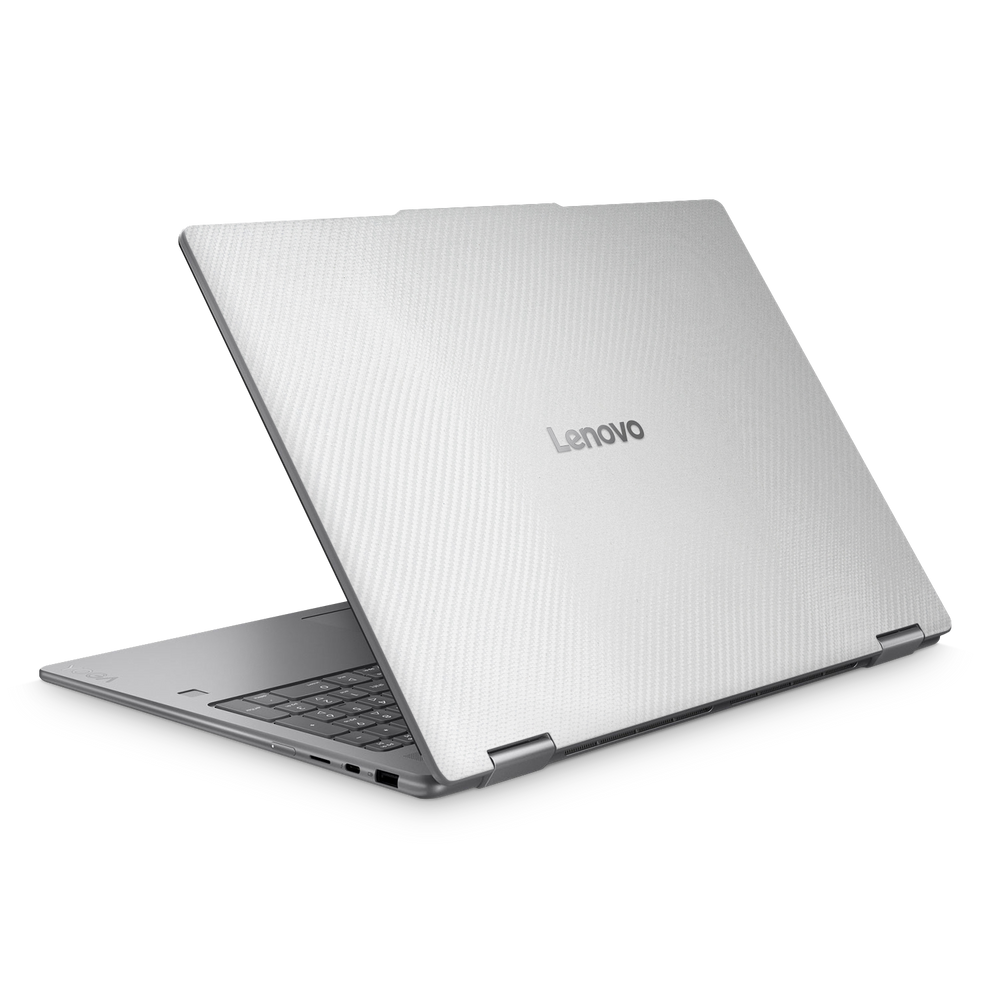 Lenovo Yoga 7 16 25 Essentials White Carbon Fiber Skin Wrap Cover