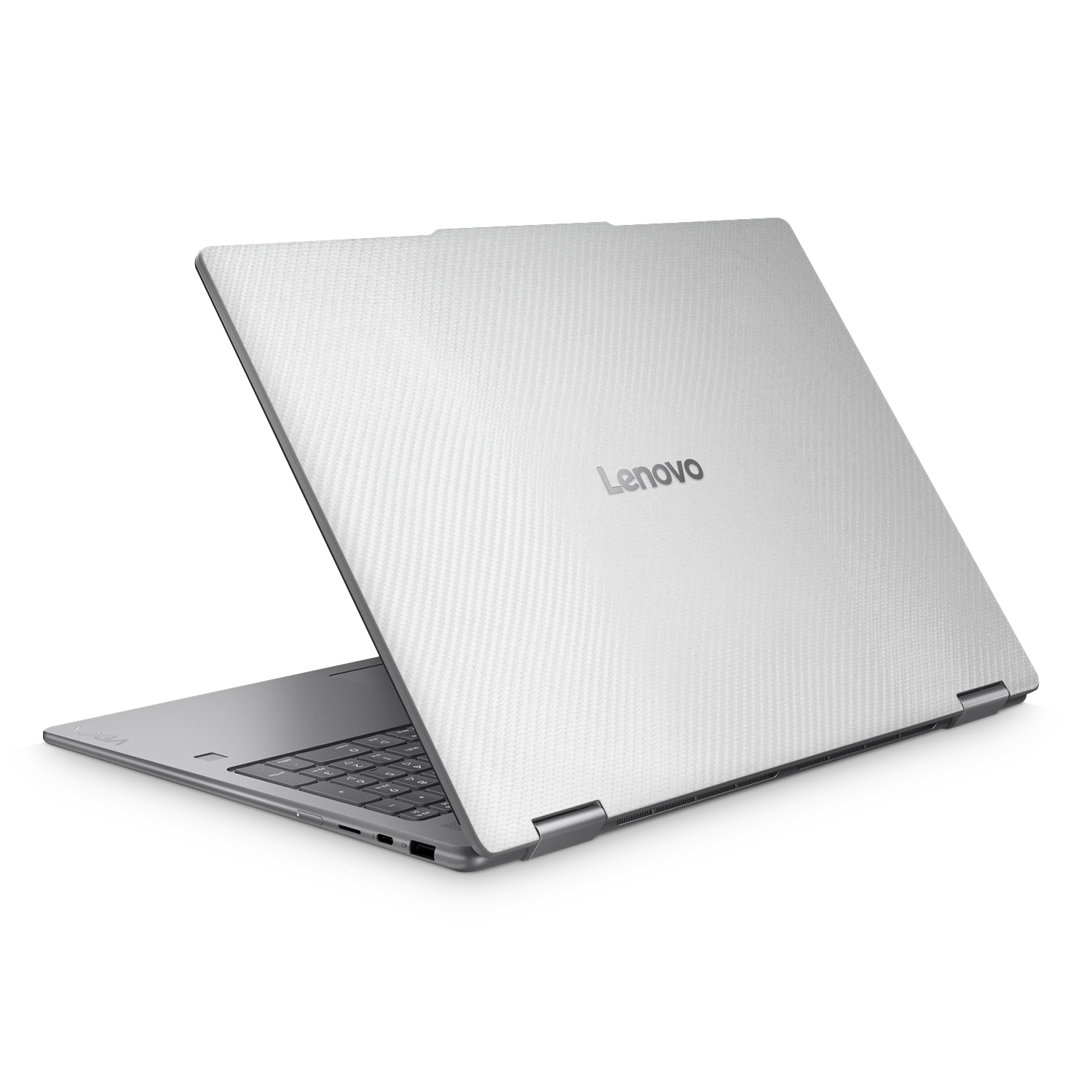 Lenovo Yoga 7 16 25 Essentials White Carbon Fiber Skin Wrap Cover
