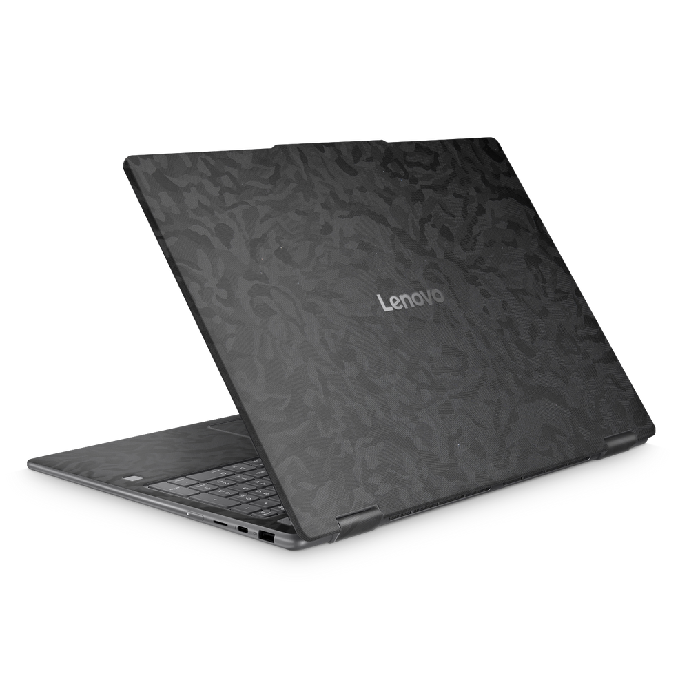 Lenovo Yoga 7 16 25 Professional Black Camo Skin Wrap Cover