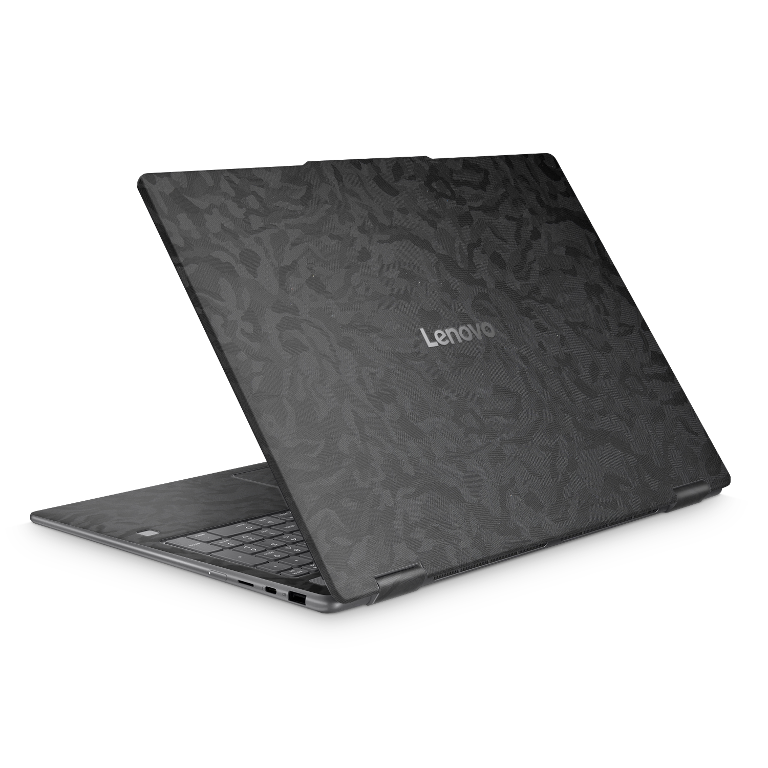 Lenovo Yoga 7 16 25 Professional Black Camo Skin Wrap Cover