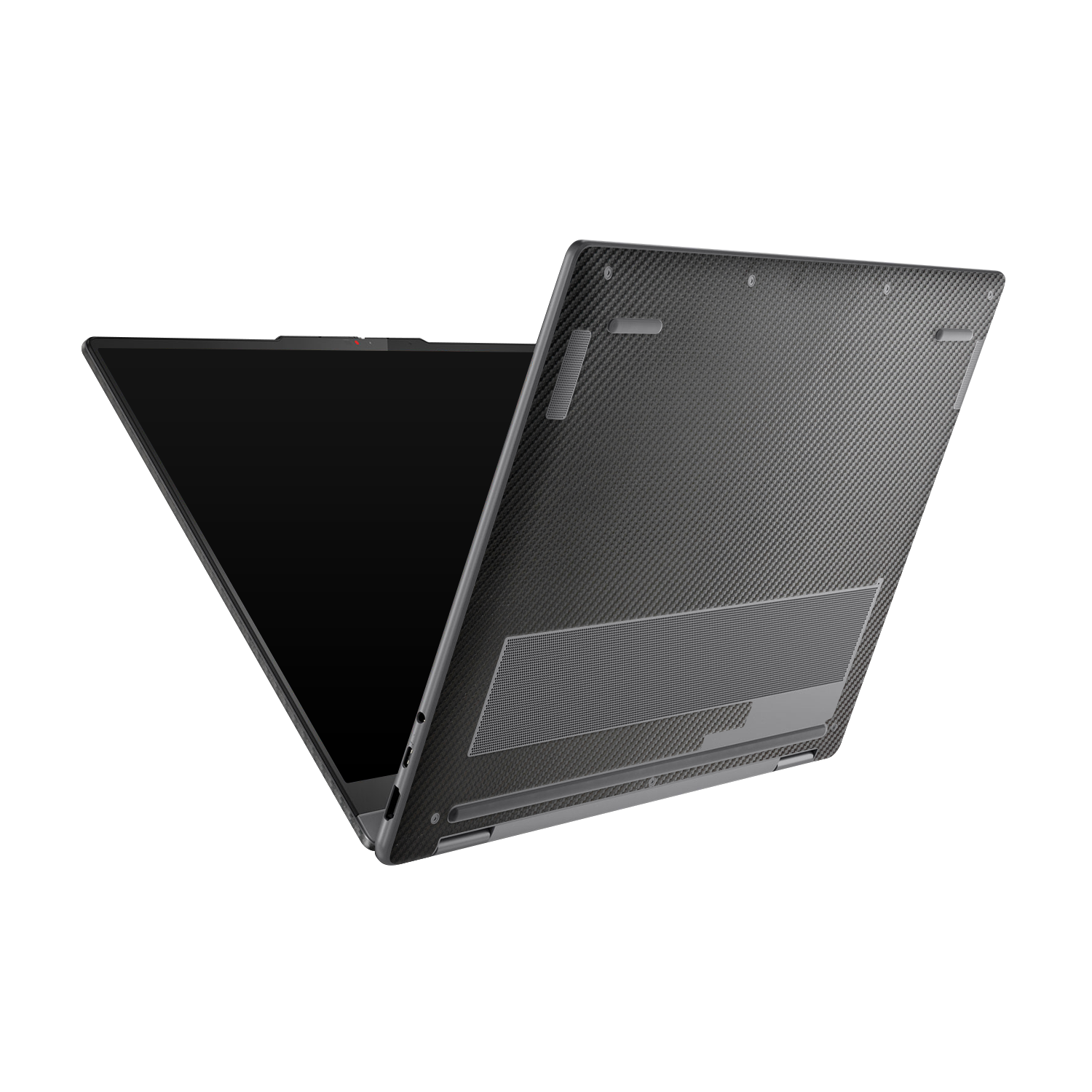 Lenovo Yoga 7 16 25 Professional Bottom Black Carbon Fiber Skin Wrap Cover