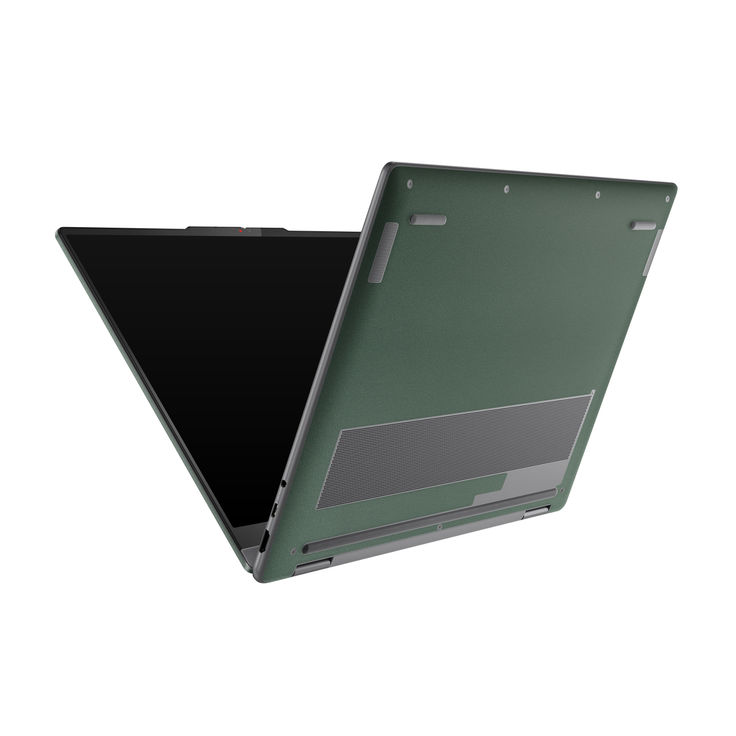 Lenovo Yoga 7 16" 2025 Professional Bottom Matte Green Metallic Skin Wrap Cover