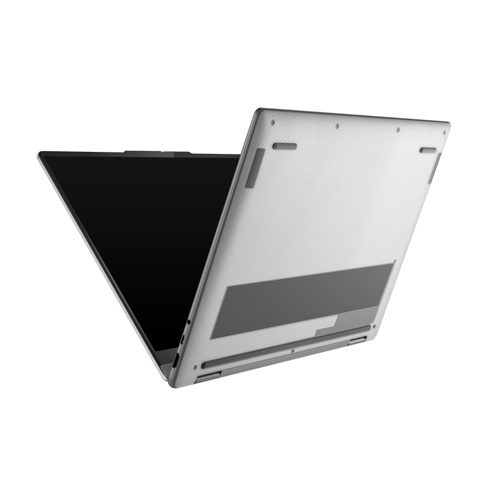 Lenovo Yoga 7 16 25 Professional Bottom White Carbon Fiber Skin Wrap Cover