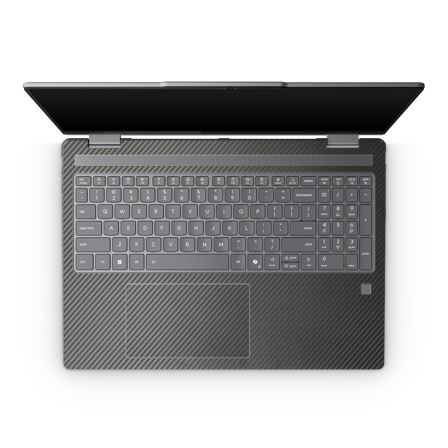 Lenovo Yoga 7 16 25 Professional Interior Black Carbon Fiber Skin Wrap Cover