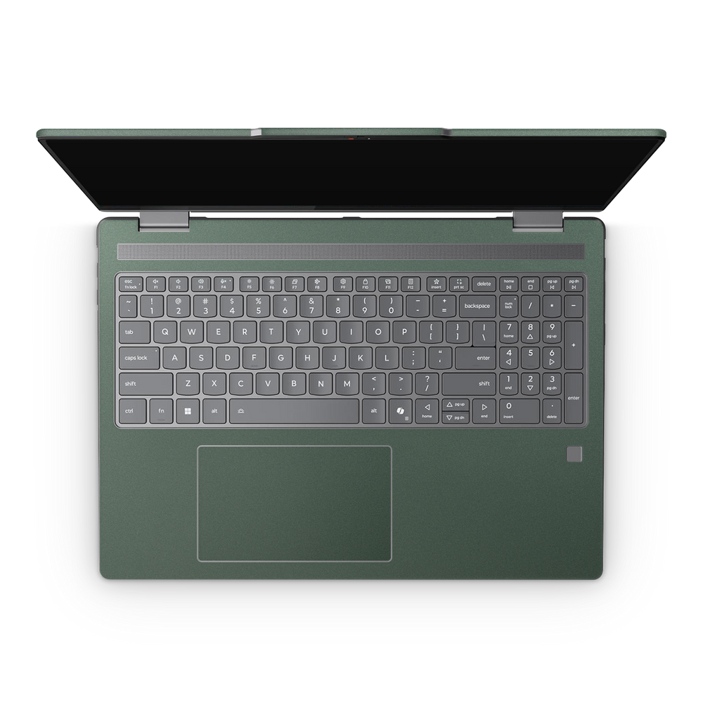 Lenovo Yoga 7 16" 2025 Professional Interior Matte Green Metallic Skin Wrap Cover