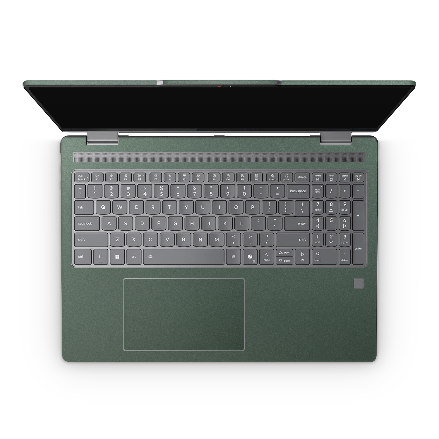 Lenovo Yoga 7 16" 2025 Professional Interior Matte Green Metallic Skin Wrap Cover