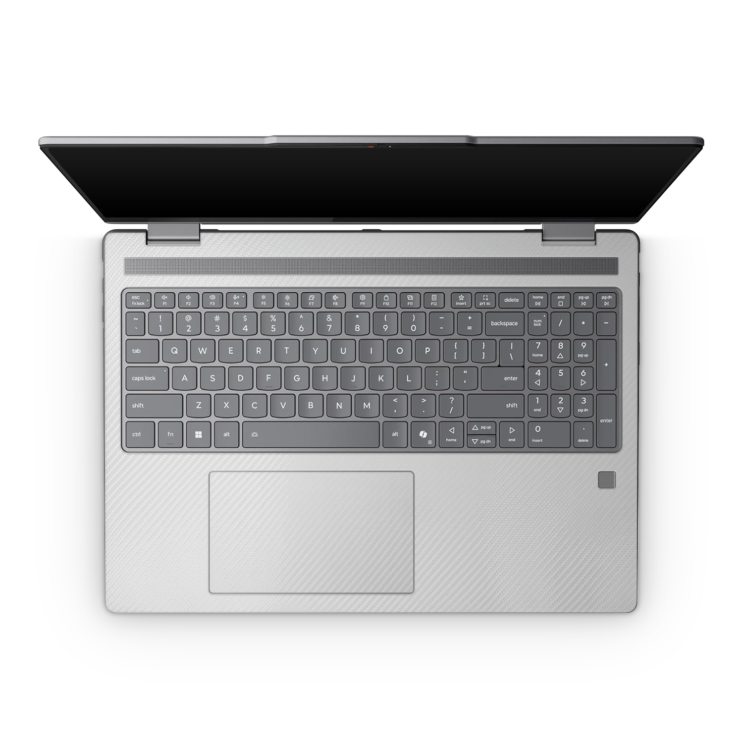 Lenovo Yoga 7 16 25 Professional Interior White Carbon Fiber Skin Wrap Cover