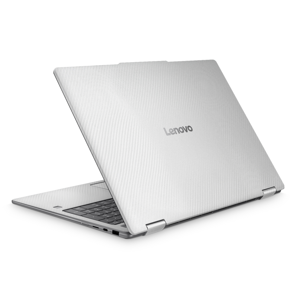 Lenovo Yoga 7 16 25 Professional White Carbon Fiber Skin Wrap Cover