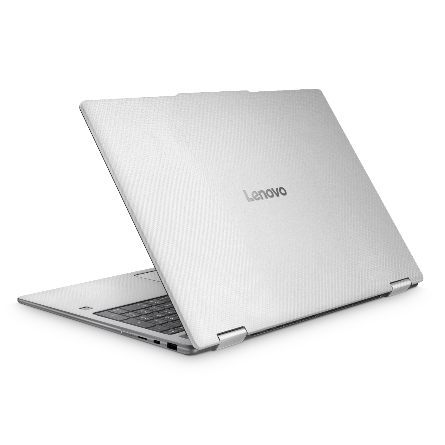Lenovo Yoga 7 16 25 Professional White Carbon Fiber Skin Wrap Cover