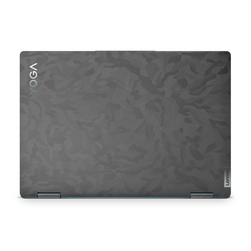 Lenovo Yoga 7I 14 2022 Essentials Black Camo Skin Wrap Cover