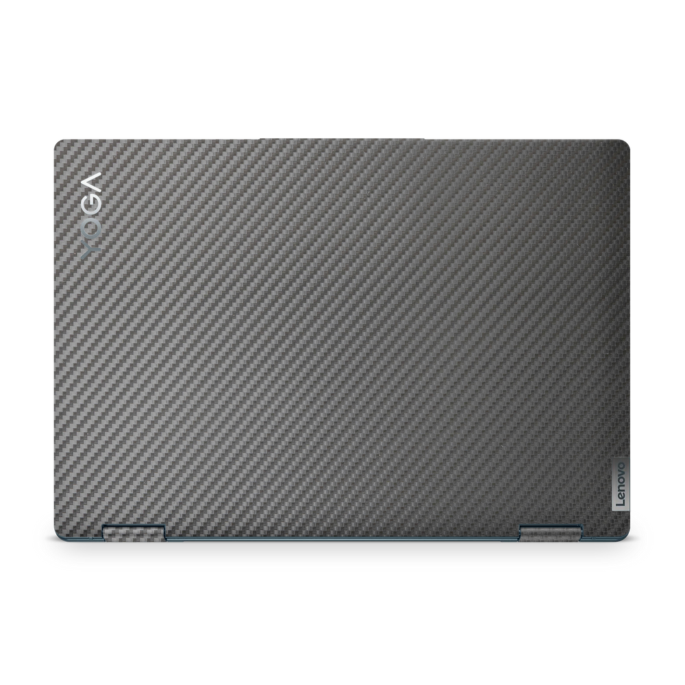 Lenovo Yoga 7I 14 2022 Essentials Black Carbon Fiber Skin Wrap Cover