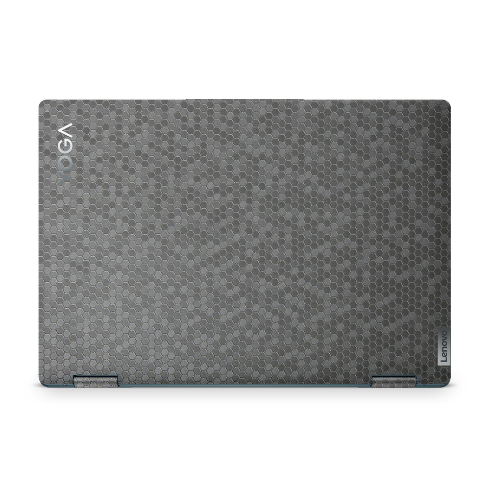 Lenovo Yoga 7I 14 2022 Essentials Black Honeycomb Skin Wrap Cover
