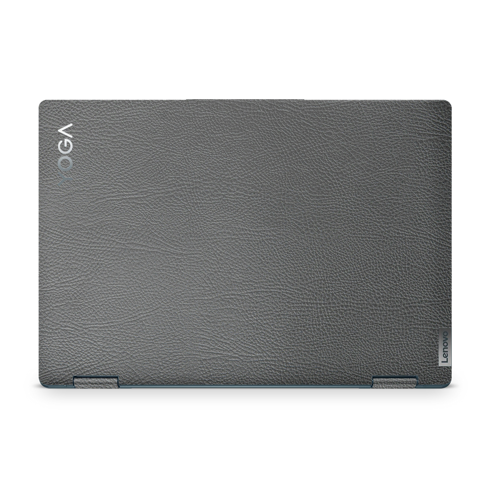 Lenovo Yoga 7I 14 2022 Essentials Black Leather Skin Wrap Cover