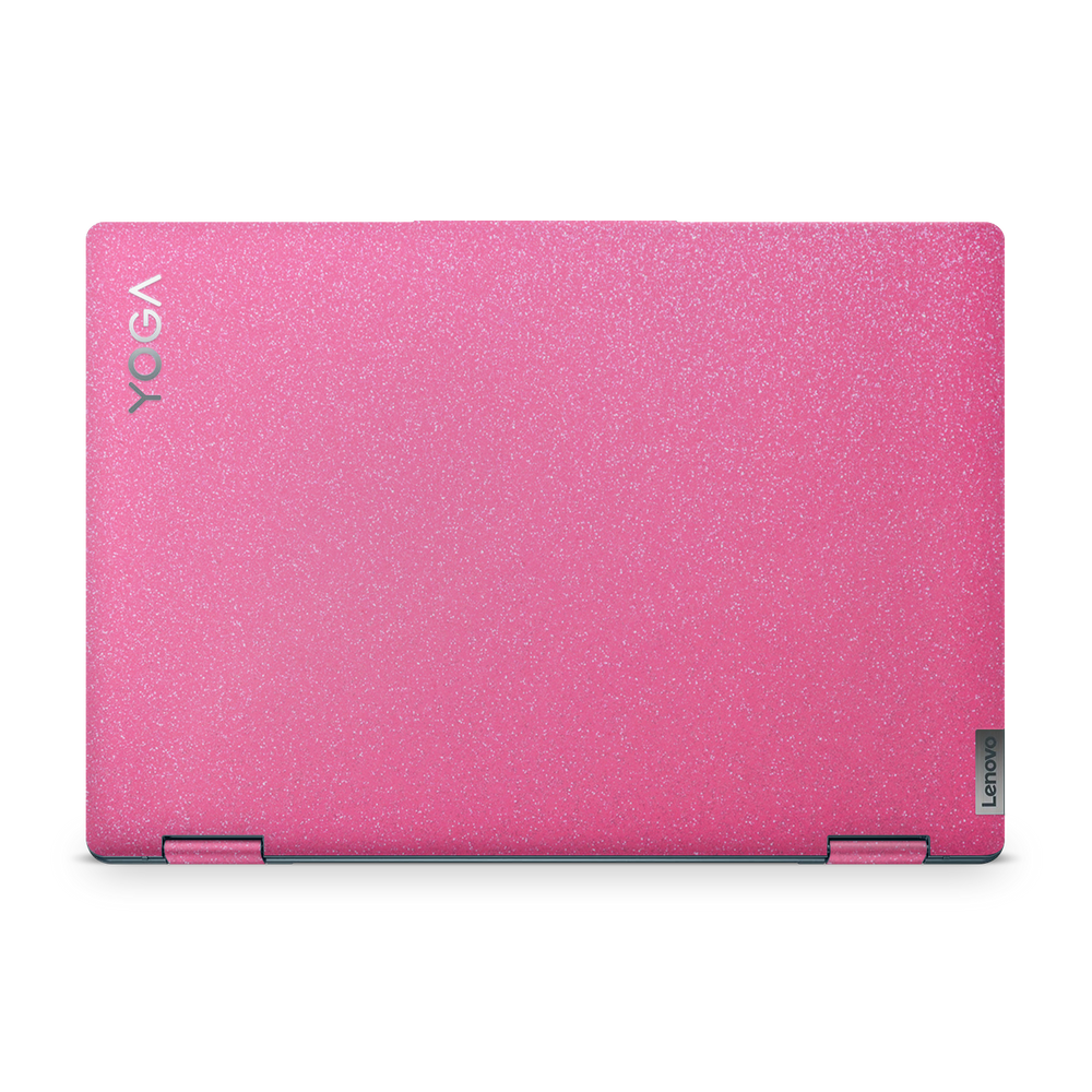 Lenovo Yoga 7I 14 2022 Essentials Pink Glitterbomb Skin Wrap Cover