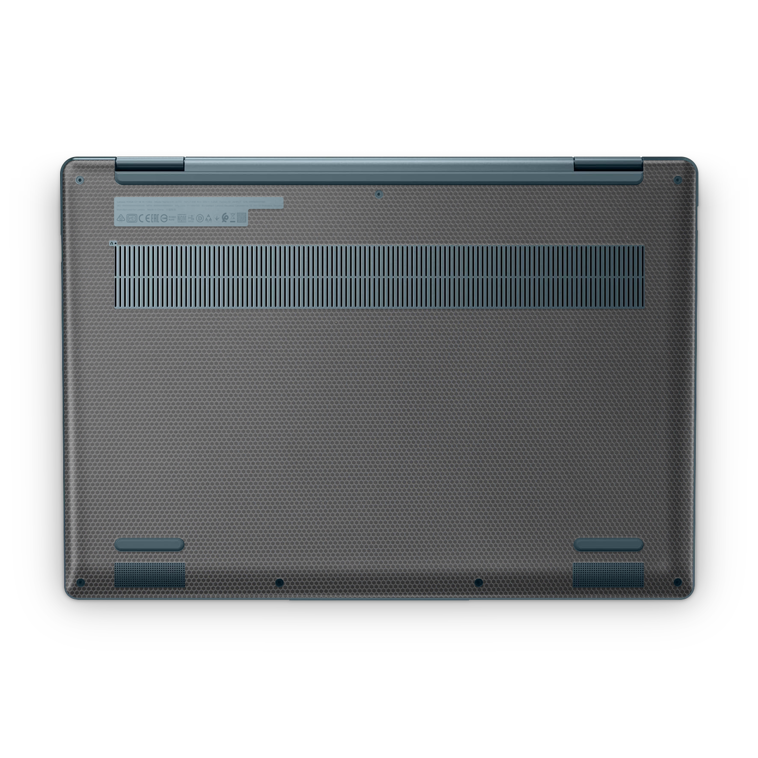 Lenovo Yoga 7I 14 2022 Professional Bottom Black Matrix Skin Wrap Cover