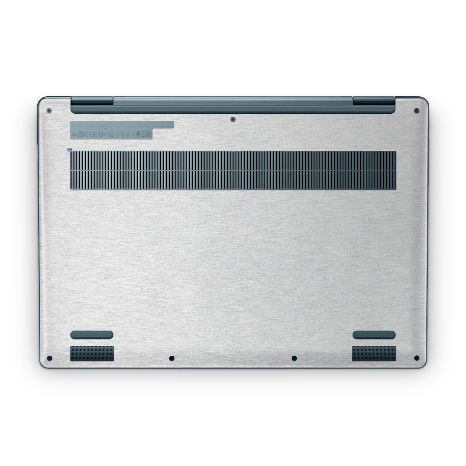 Lenovo Yoga 7I 14 2022 Professional Bottom Brushed Aluminum Skin Wrap Cover