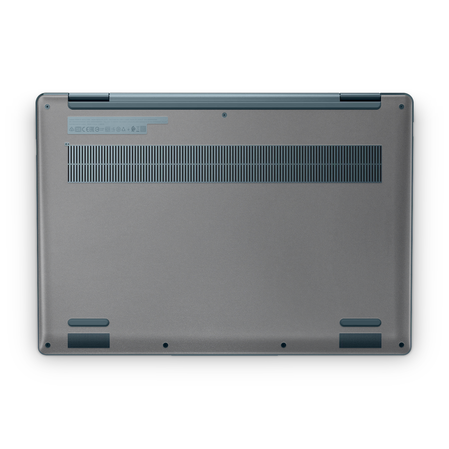 Lenovo Yoga 7I 14 2022 Professional Bottom Charcoal Grey Skin Wrap Cover