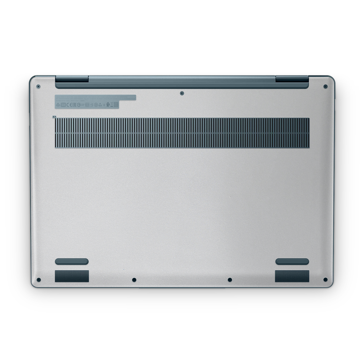 Lenovo Yoga 7I 14 2022 Professional Bottom Satin Aluminum Skin Wrap Cover
