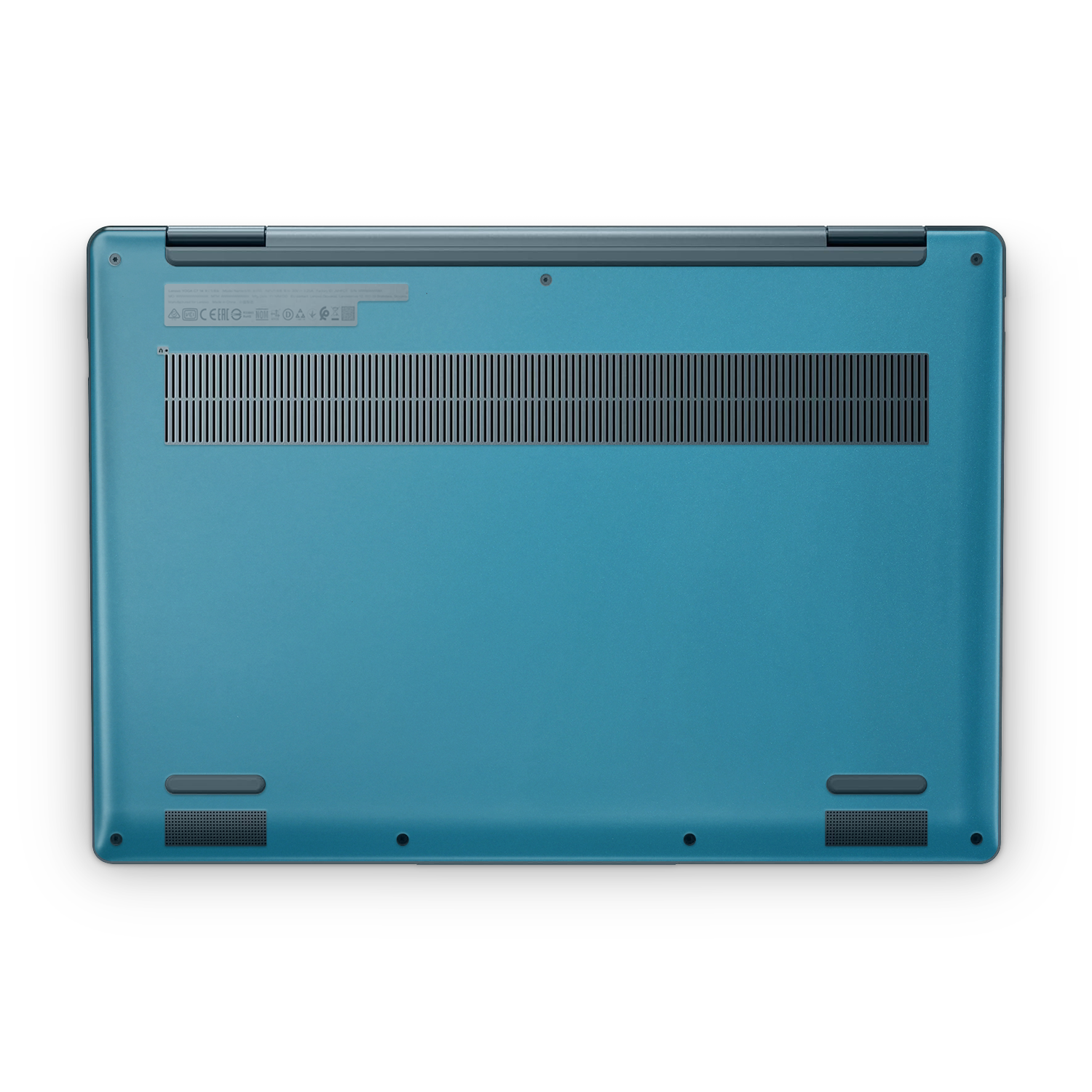 Lenovo Yoga 7I 14 2022 Professional Bottom Satin Ocean Shimmer Skin Wrap Cover