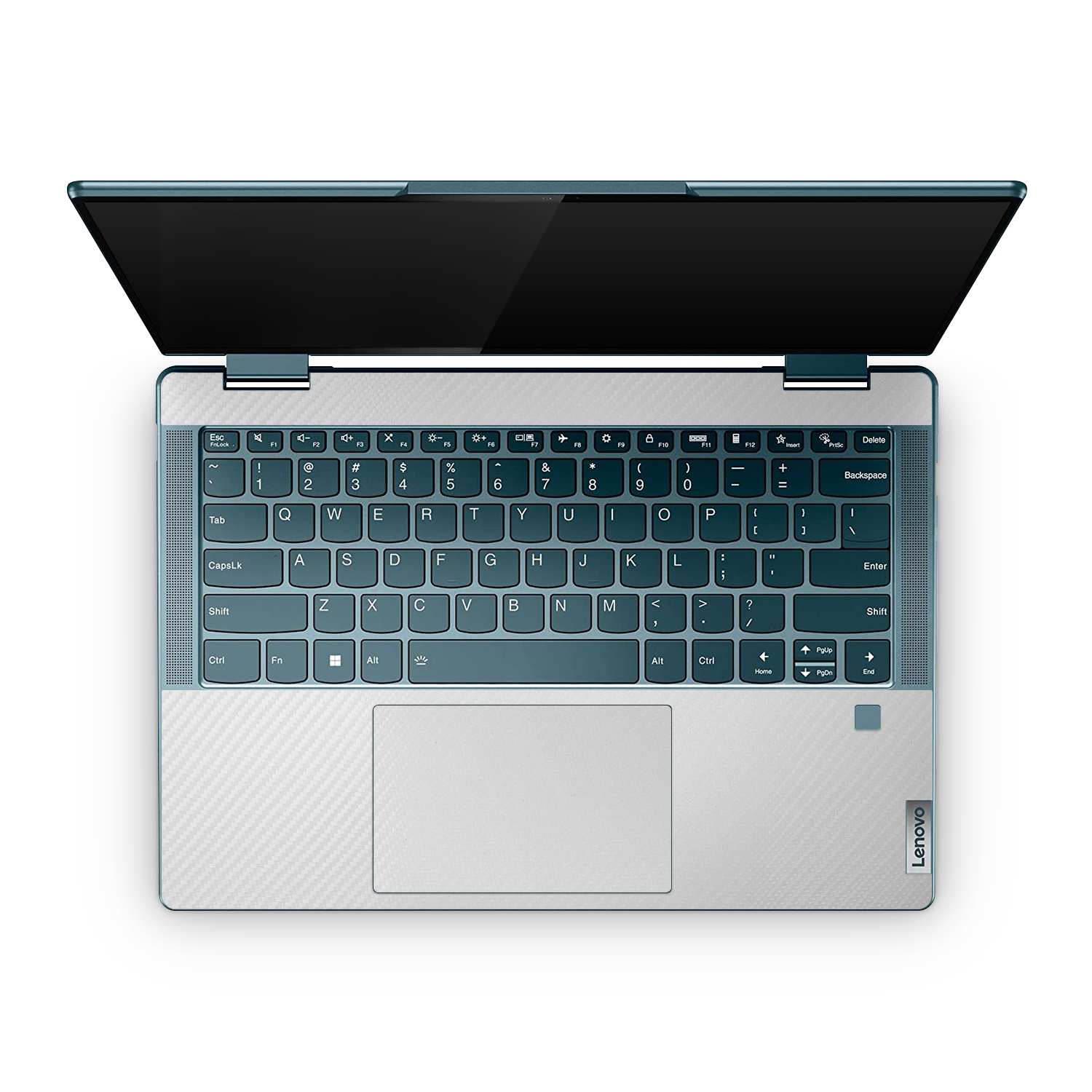Lenovo Yoga 7I 14 2022 Professional Interior White Carbon Fiber Skin Wrap Cover
