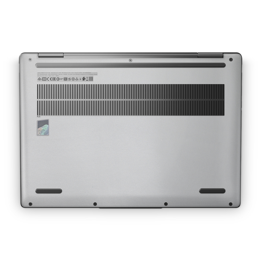 Lenovo Yoga 7I 14 2023 Professional Bottom Satin Aluminum Skin Wrap Cover