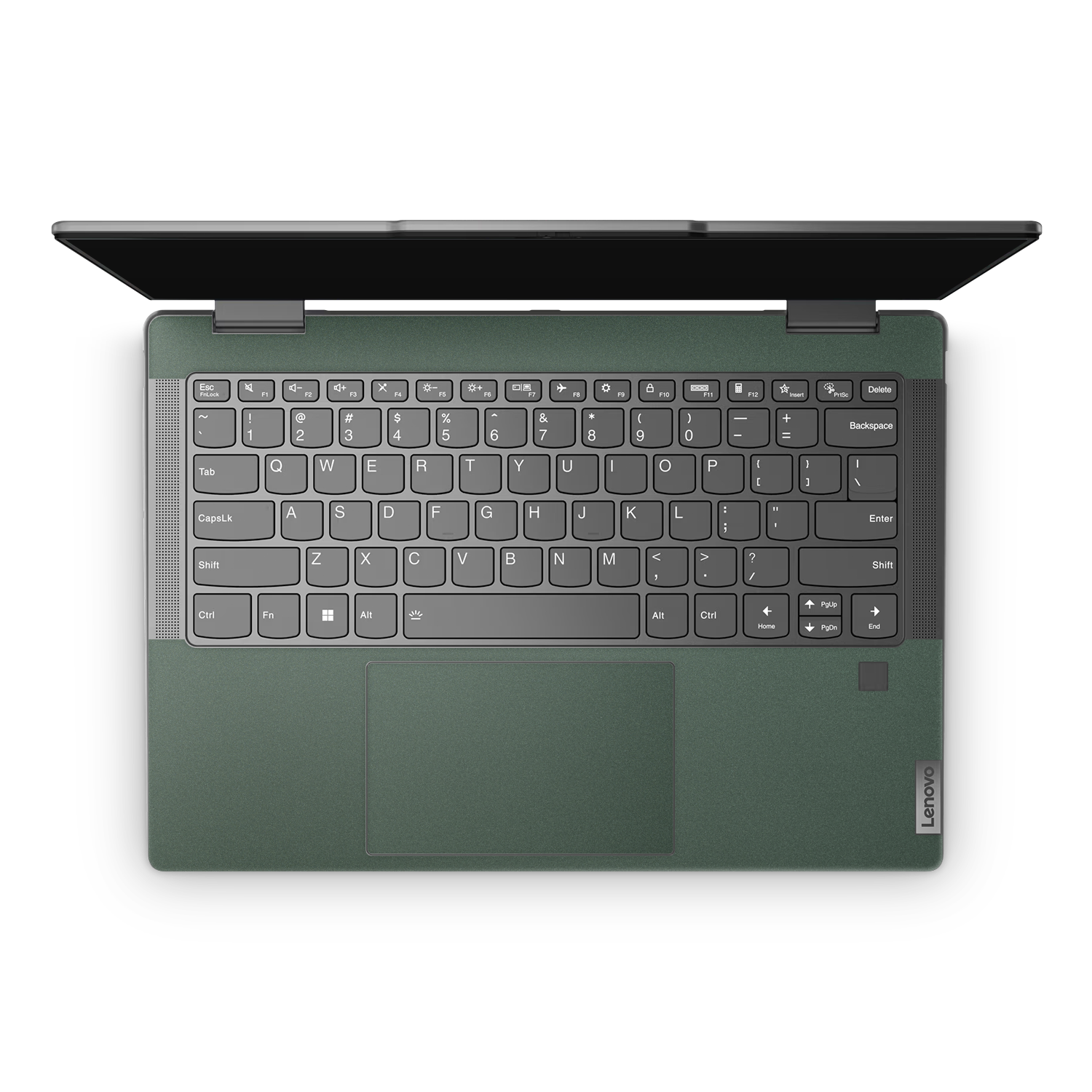 Lenovo Yoga 7i 14" 2023 Professional Interior Matte Green Metallic Skin Wrap Cover
