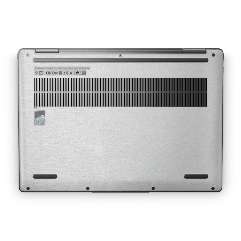 Lenovo Yoga 7I 14 2024 Professional Bottom Brushed Aluminum Skin Wrap Cover