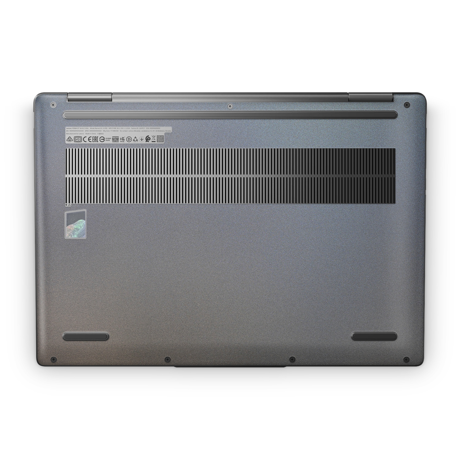 Lenovo Yoga 7I 14 2024 Professional Bottom Prism Skin Wrap Cover
