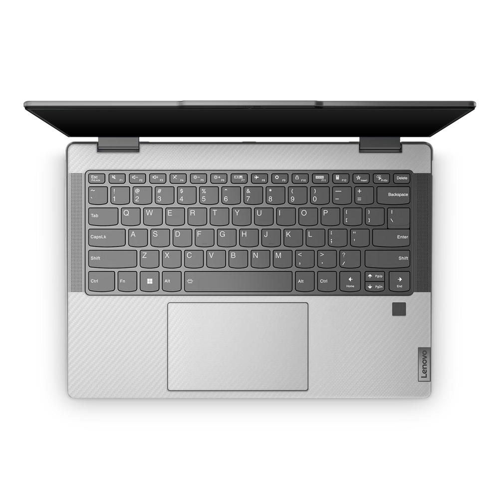 Lenovo Yoga 7I 14 2024 Professional Interior White Carbon Fiber Skin Wrap Cover