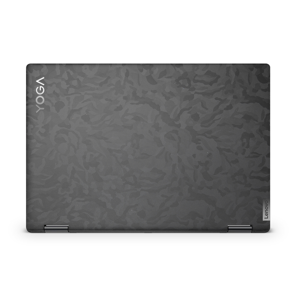 Lenovo Yoga 7I 16 2022 Essentials Black Camo Skin Wrap Cover