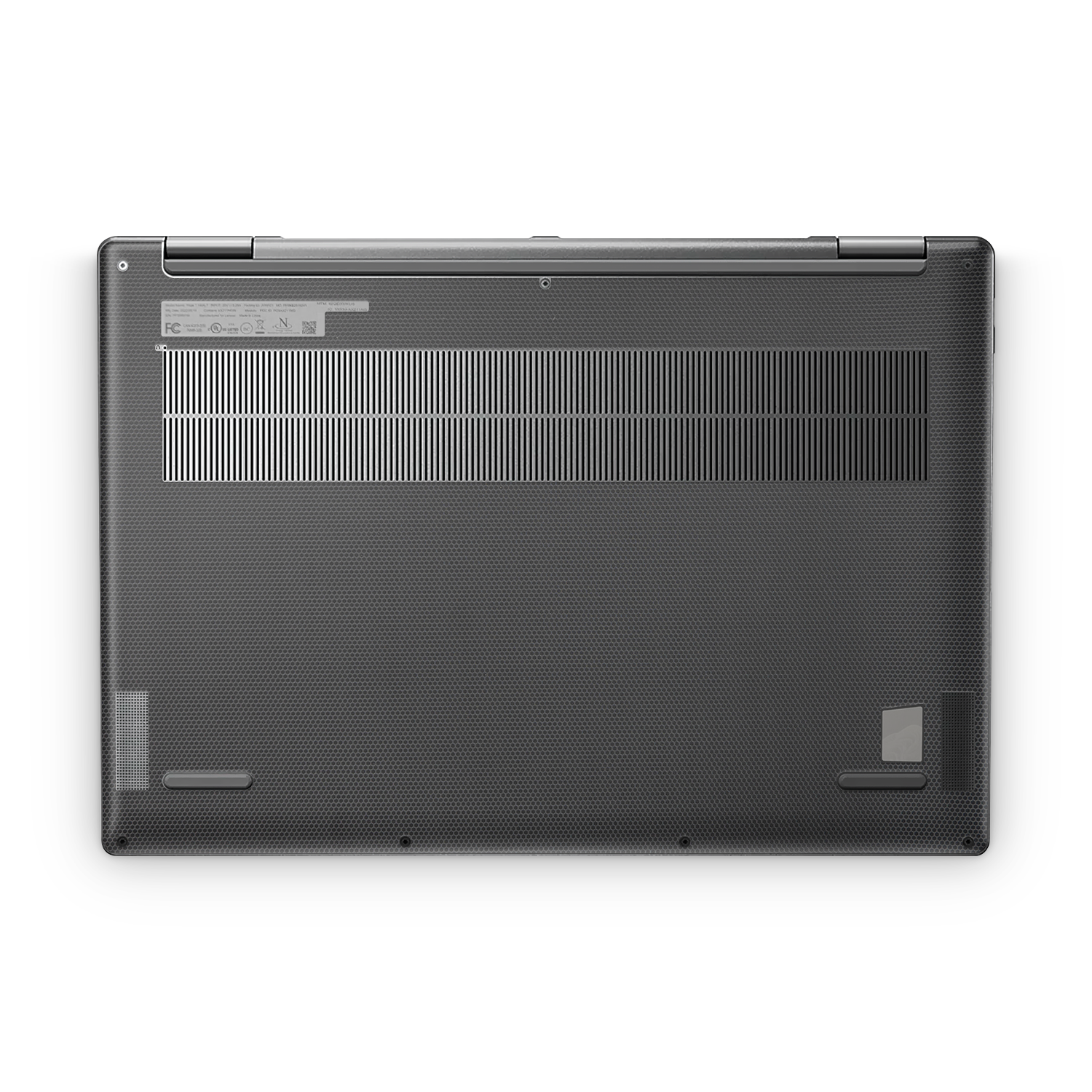 Lenovo Yoga 7I 16 2022 Professional Bottom Black Matrix Skin Wrap Cover