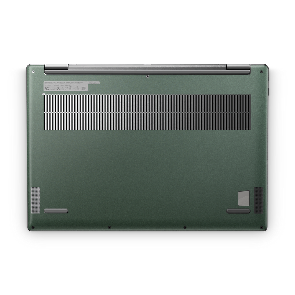 Lenovo Yoga 7i 16" 2022 Professional Bottom Matte Green Metallic Skin Wrap Cover