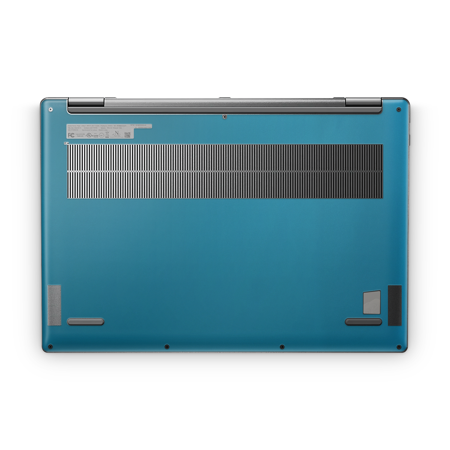 Lenovo Yoga 7I 16 2022 Professional Bottom Satin Ocean Shimmer Skin Wrap Cover