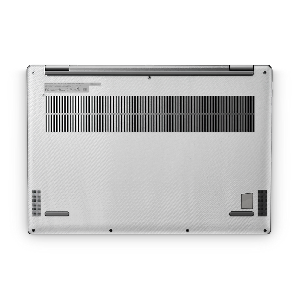Lenovo Yoga 7I 16 2022 Professional Bottom White Carbon Fiber Skin Wrap Cover