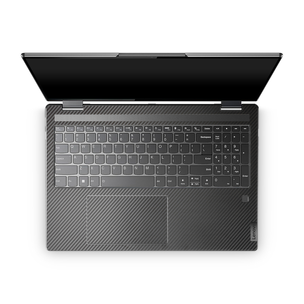 Lenovo Yoga 7I 16 2022 Professional Interior Black Carbon Fiber Skin Wrap Cover